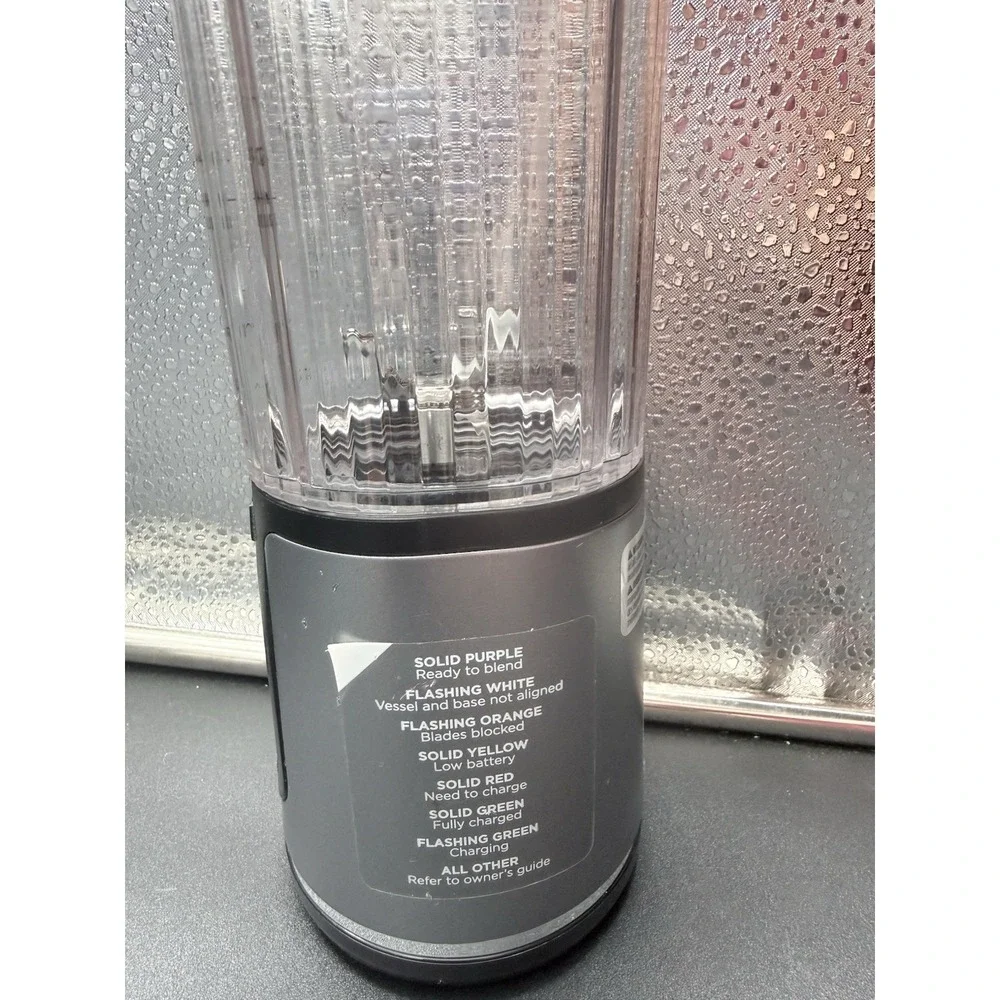 Ninja BC151BK Blast Portable Blender, Cordless, 18oz. Vessel, Personal Blender-